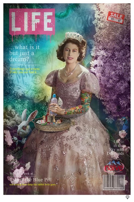 A Liz In Wonderland - Life Magazine Edition - Mounted by JJ Adams