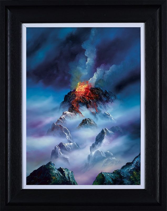 Blazing Clouds - Black - Framed by Philip Gray