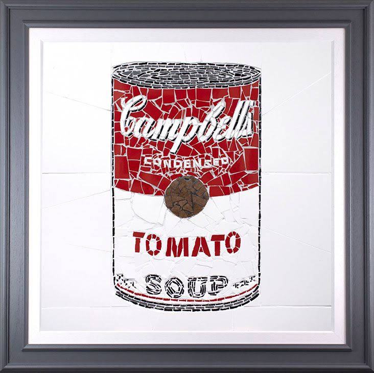 Campbell's Soup - Original - Grey - Framed by David O'Brien