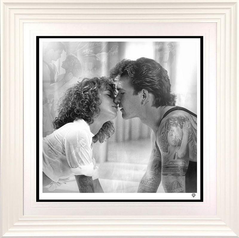 Come Here Loverboy (B&W) - White - Framed by JJ Adams