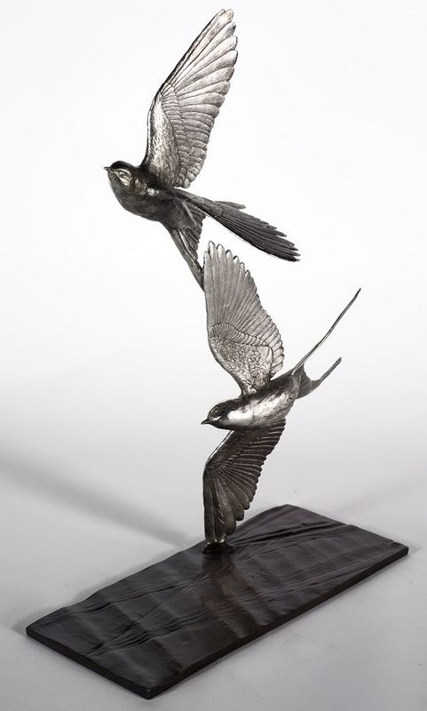 Flight Of Love - Stainless Steel by Michael Simpson