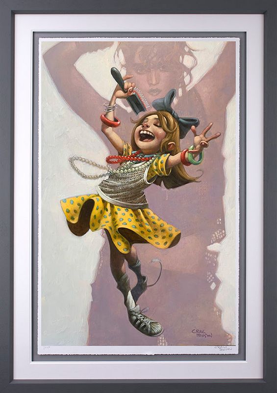 Get Into The Groove - Artist Proof Grey - Framed by Craig Davison