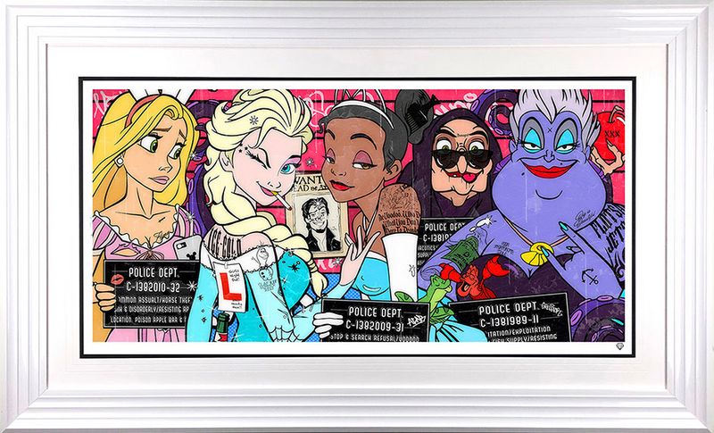 Girls Night Out - Artist Proof White - Framed by JJ Adams