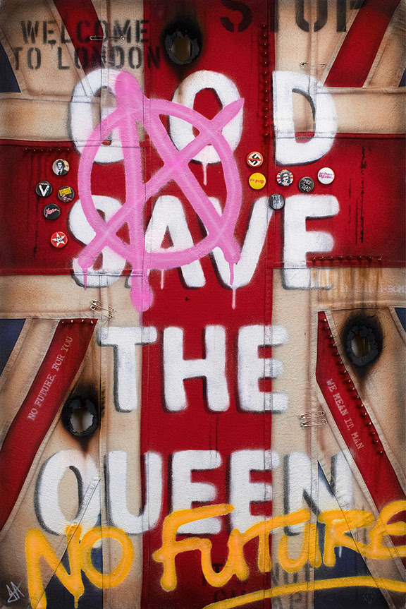 God Save The Queen - Flag by JJ Adams