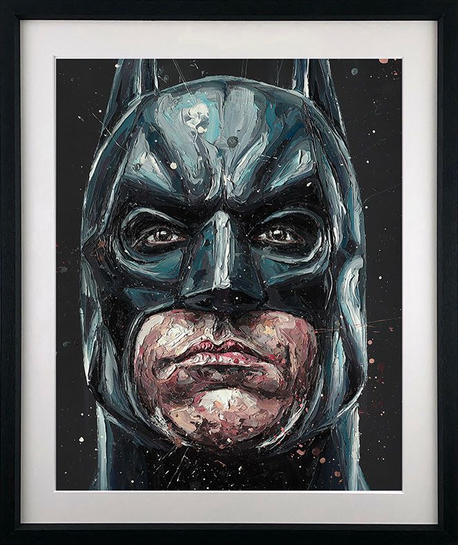 I Am Vengeance (Batman) - Artist Proof Black - Framed by Paul Oz