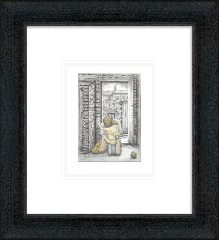 I'm All Yours Now Son - Sketch - Black - Framed by Leigh Lambert