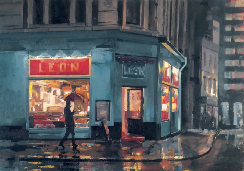 Late At Leon by Charles Rowbotham