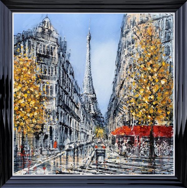 Parisian Life - Black Framed by Nigel Cooke
