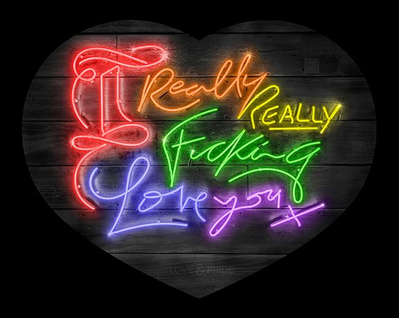 Really Really - Rainbow Version - Artist Proof - Mounted by Courty