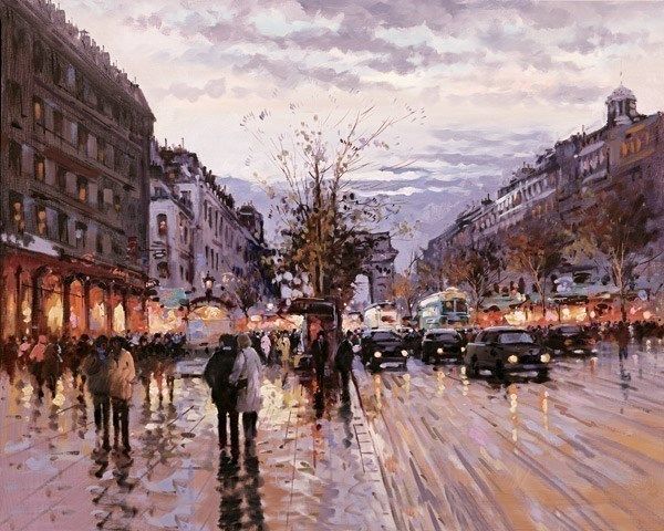 Romance in Paris by Henderson Cisz