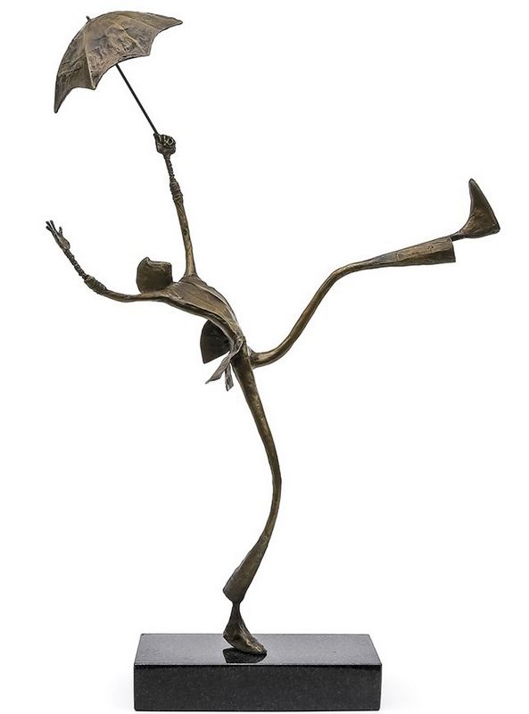 Shooting the Breeze - Bronze by Ed Rust
