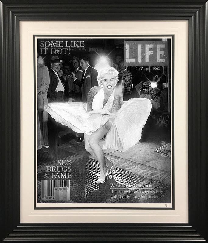 Some Like It Hot - Black And White - Black - Framed by JJ Adams