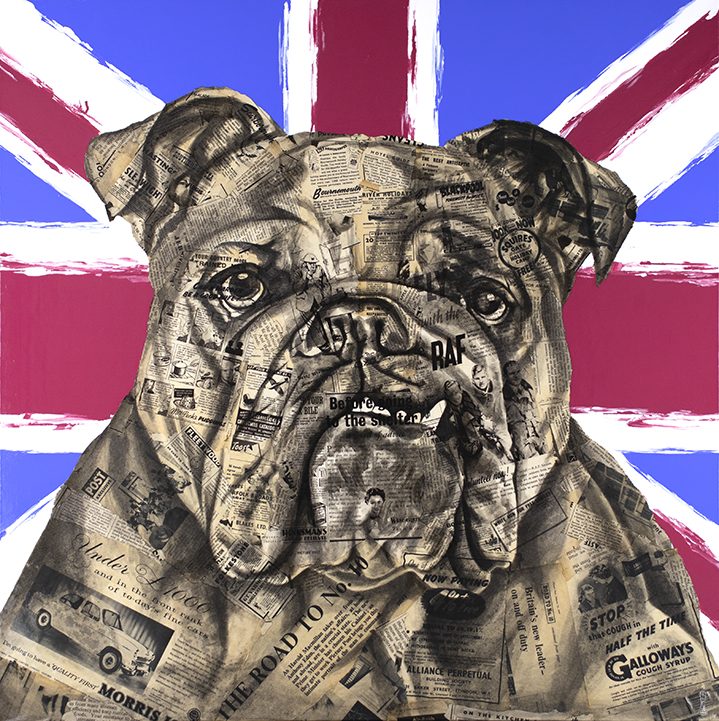 The British Bulldog - Mounted by Chess