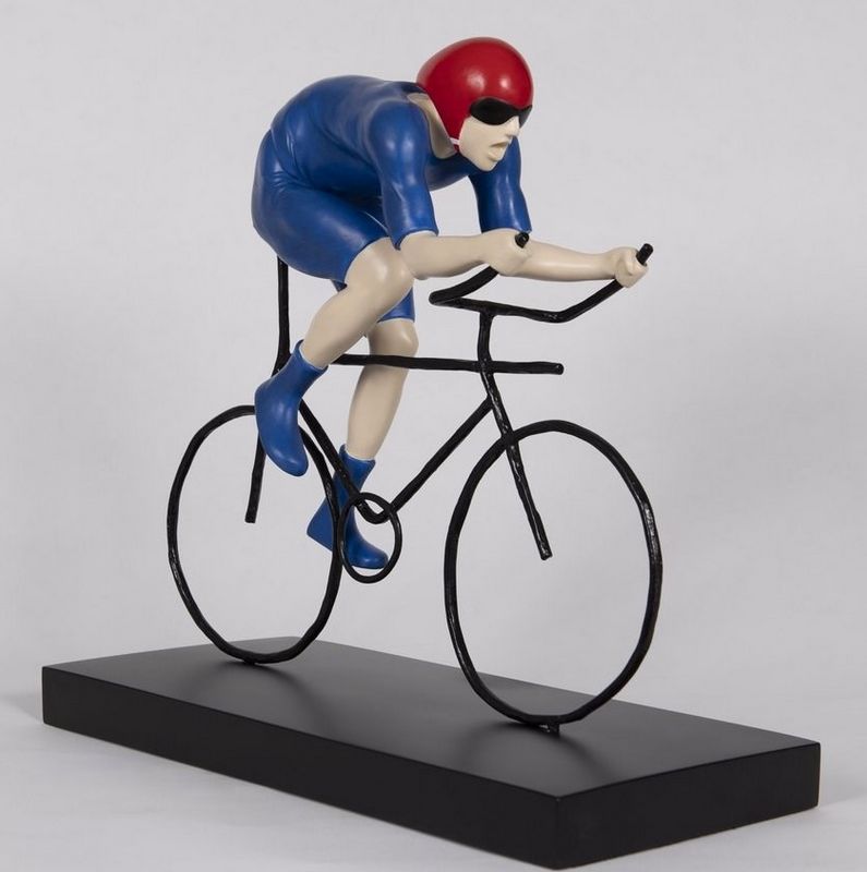 The Fastest  - Sculpture by Mackenzie Thorpe