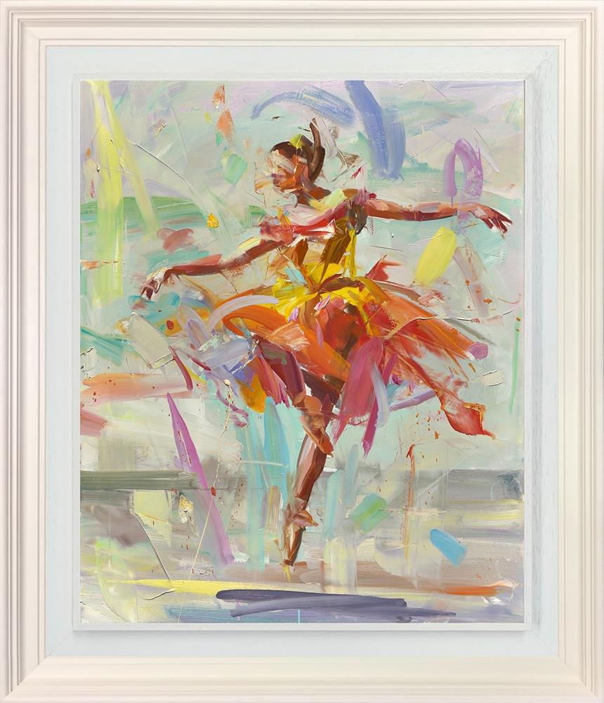 The Melody Of Freedom - Cream Framed by Paul Wright