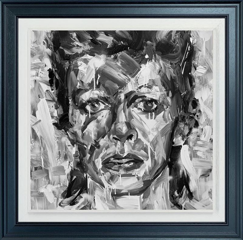 Turn And Face The Strange - Bowie - Black - Framed by Paul Wright